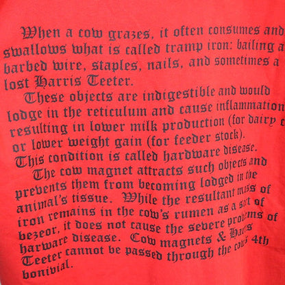 CHROME HEARTS FOTI Print T-Shirt Red Size S