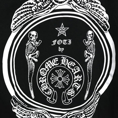 CHROME HEARTS Foti T-Shirt Black Cotton Size S