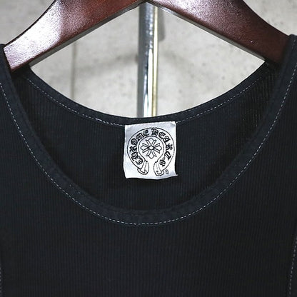 CHROME HEARTS Vintage NYC "FUCK YOU" Cross Top Black Size S