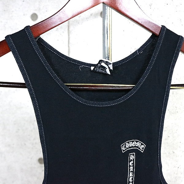 CHROME HEARTS Old "FUCK YOU" Large Cross Top Black Size L