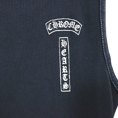 CHROME HEARTS Old "FUCK YOU" Large Cross Top Black Size L