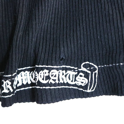 CHROME HEARTS Old "FUCK YOU" Large Cross Top Black Size L