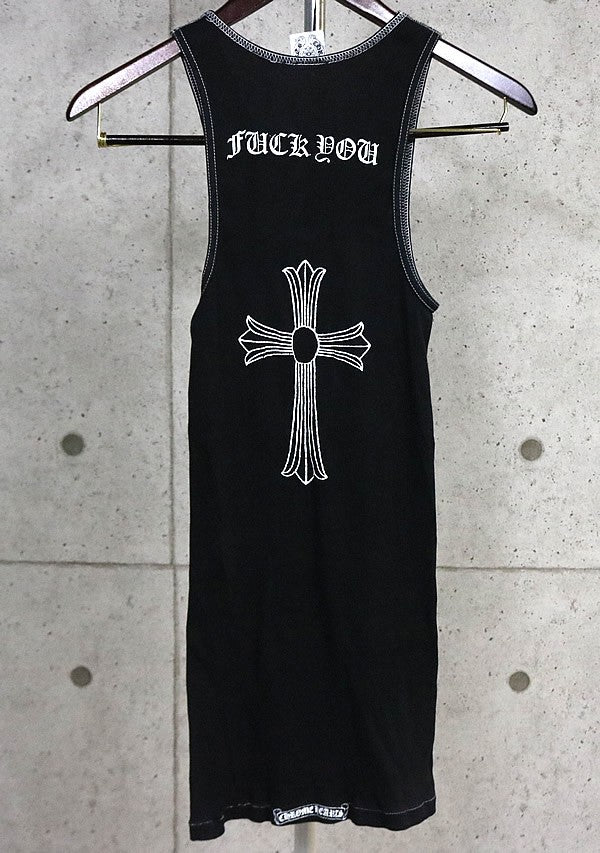 CHROME HEARTS Vintage "FUCK YOU" Large Cross Size M