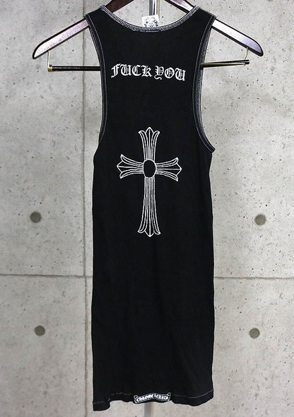 CHROME HEARTS Vintage "FUCK YOU" Large Cross Size M