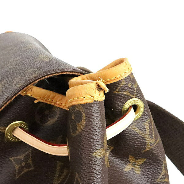 Louis Vuitton Montsouris GM Monogram Backpack Gold HW Brown