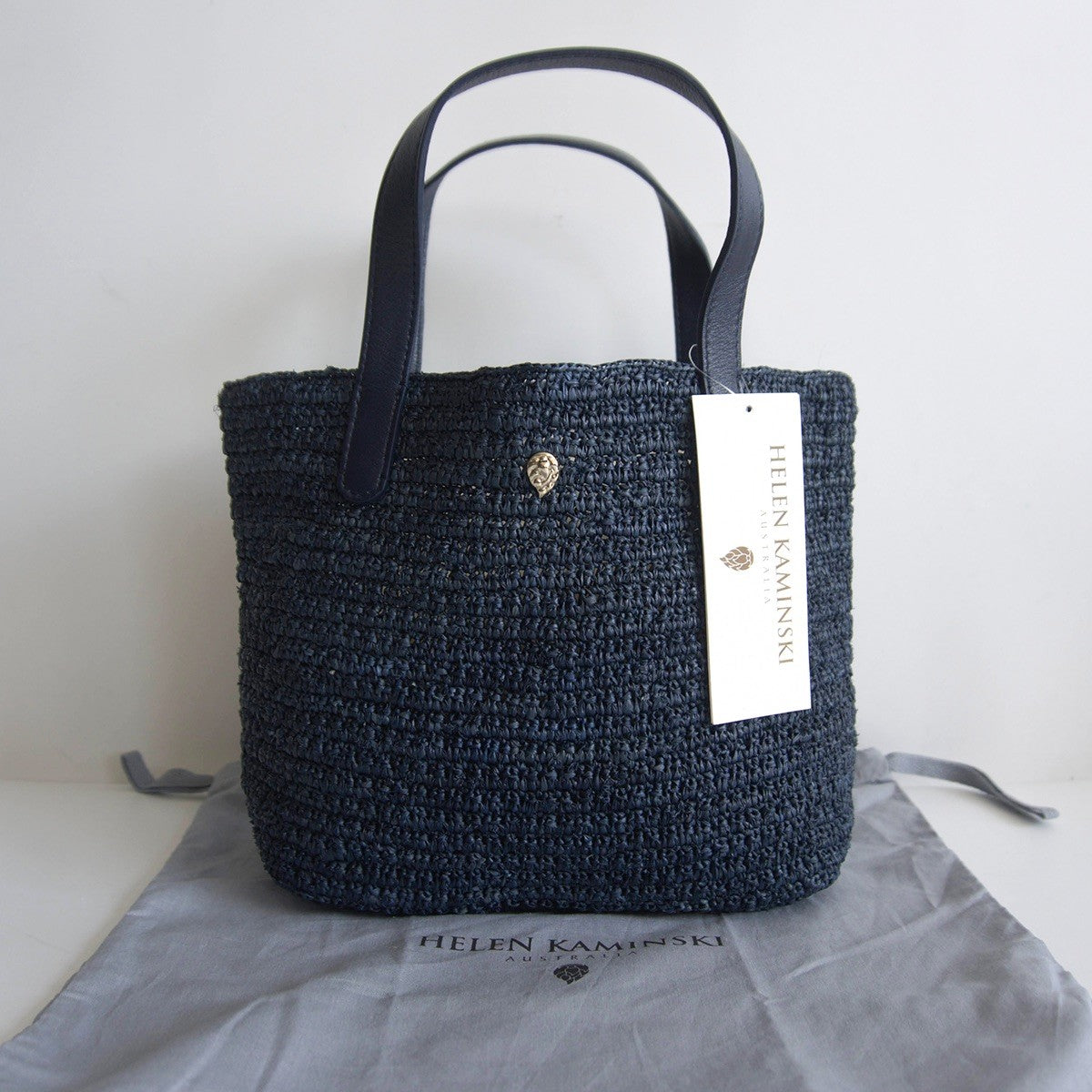 HELEN KAMINSKI DAVOL LA MINI Raffia Tote Bag Size ONE SIZE