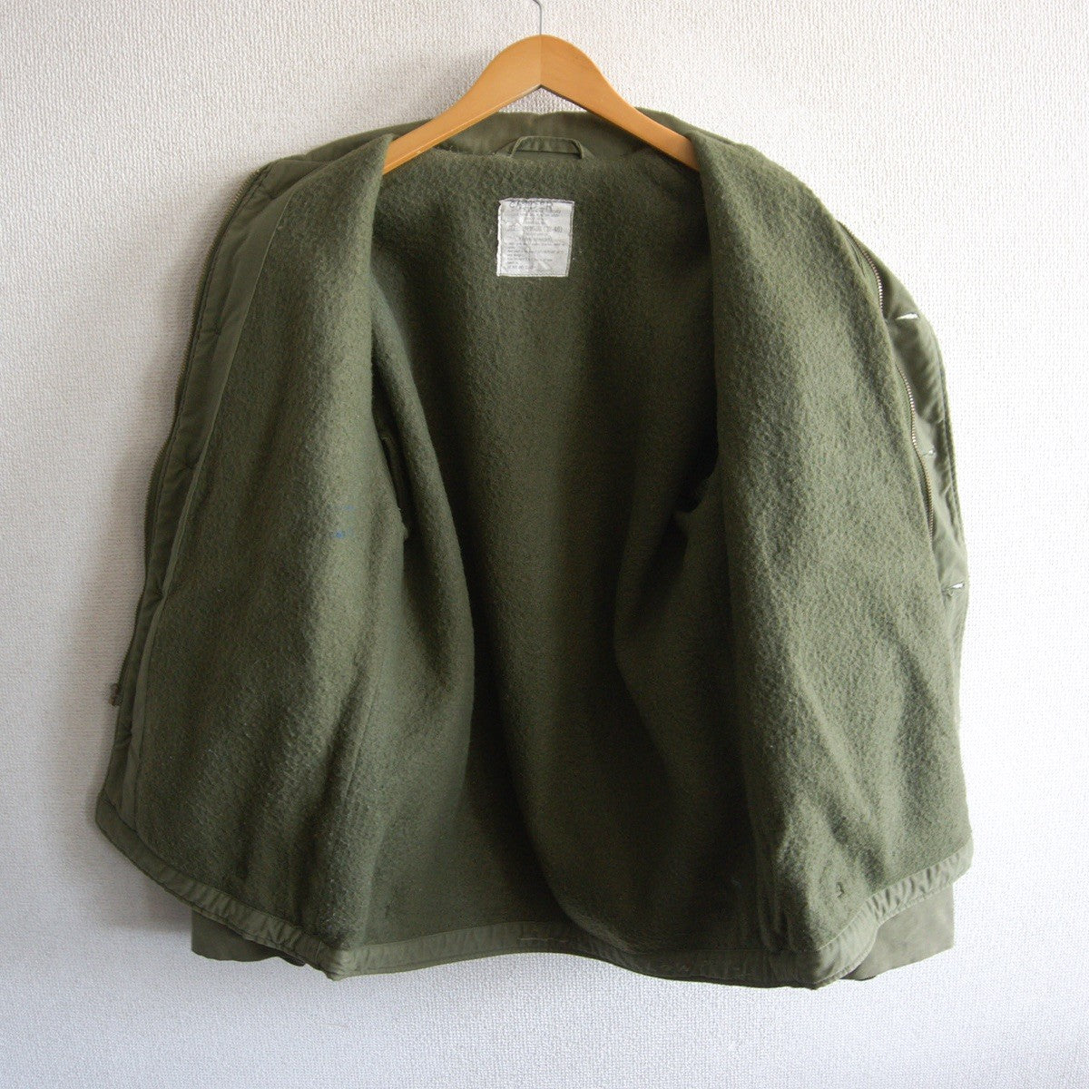 US NAVY 80s 1981 A-2 Military Deck Jacket Size M(38-40)