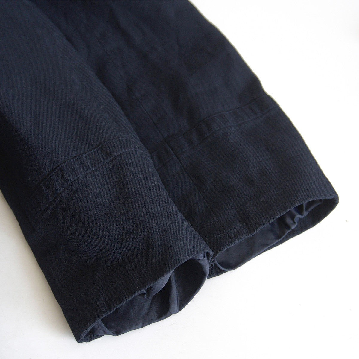 COMME des GARCONS Polyester Round Collar Coat Dark Size S