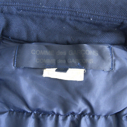 COMME des GARCONS Polyester Round Collar Coat Dark Size S