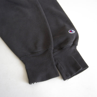 CHAMPION 90s Reverse Weave Sweatshirt Black Made in Size XXL
