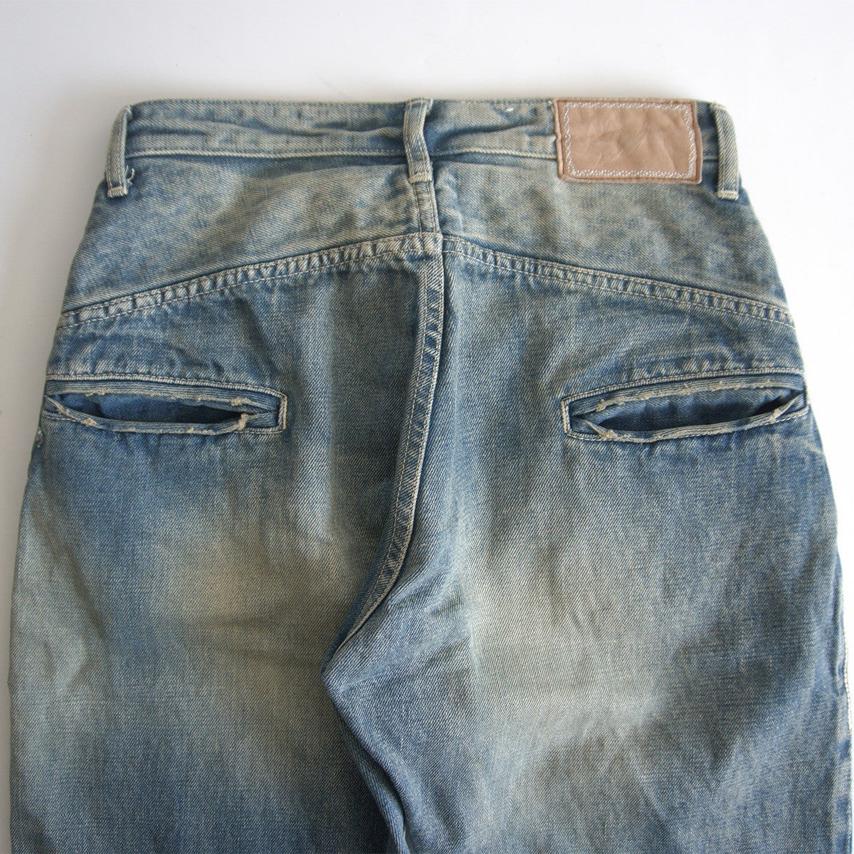 mina perhonen always Flock Print Roll-Up Denim Pants Size 34
