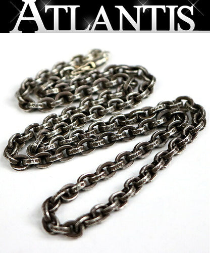 CHROME HEARTS Paperchain Necklace 20" 925 Silver