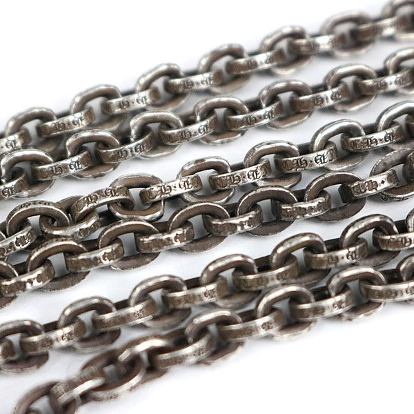 CHROME HEARTS Paperchain Necklace 20" 925 Silver
