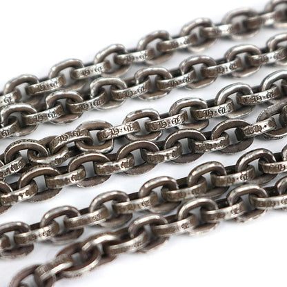 CHROME HEARTS Paperchain Necklace 20" 925 Silver
