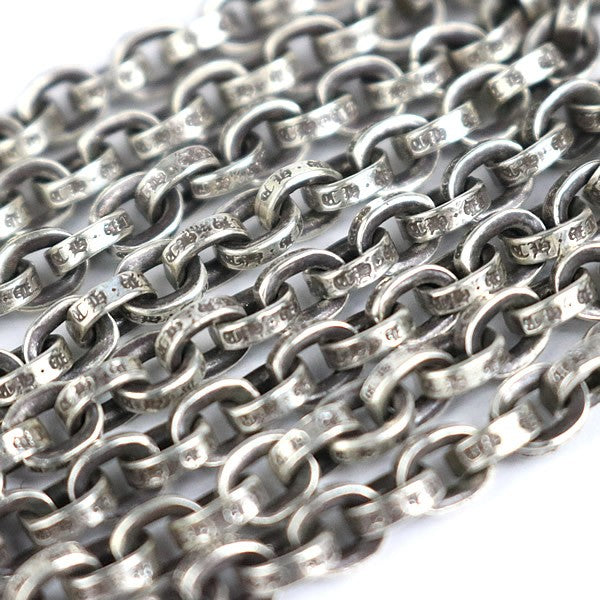 CHROME HEARTS Paperchain Necklace 24" 925 Silver