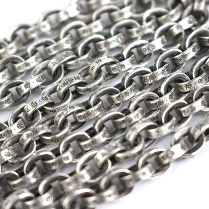 CHROME HEARTS Paperchain Necklace 24" 925 Silver