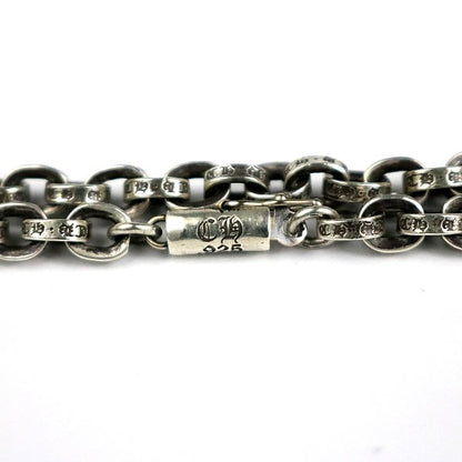 CHROME HEARTS Paperchain Necklace 24" 925 Silver