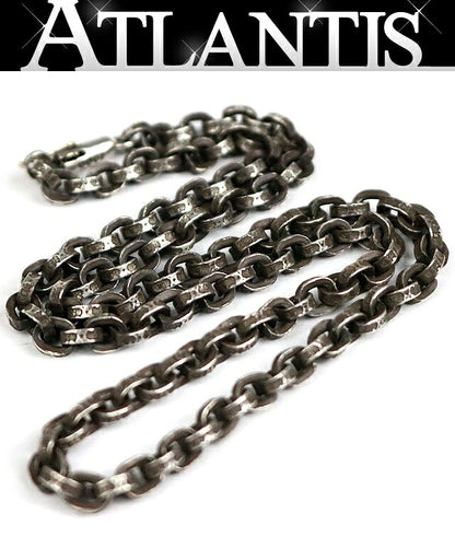 CHROME HEARTS SV925 Paperchain 18 Inch Necklace Silver