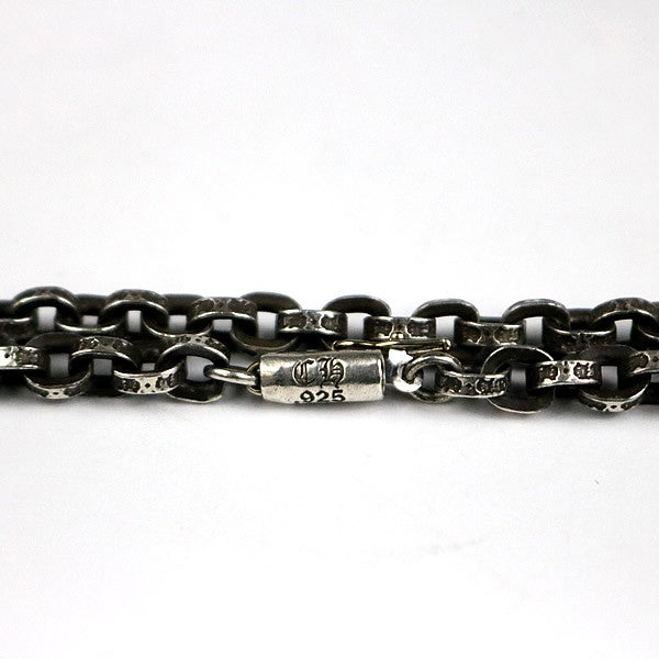 CHROME HEARTS SV925 Paperchain 18 Inch Necklace Silver