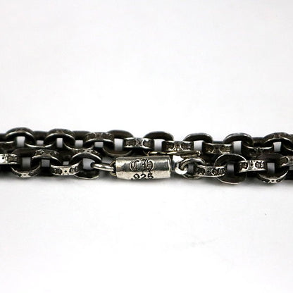 CHROME HEARTS SV925 Paperchain 18 Inch Necklace Silver