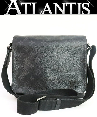 Louis Vitton District PM Monogram Eclipse Shoulder Bag Black