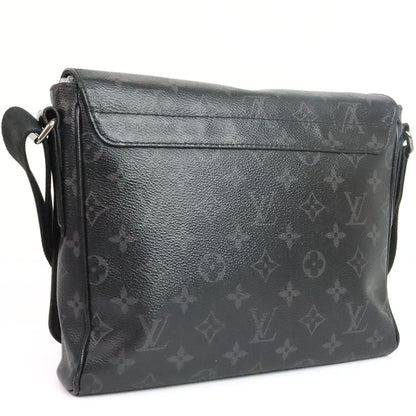 Louis Vitton District PM Monogram Eclipse Shoulder Bag Black