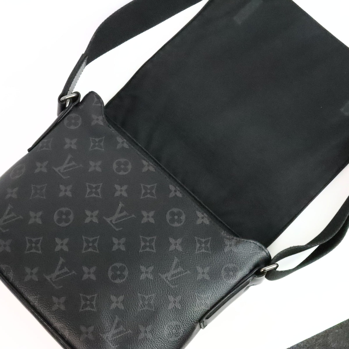 Louis Vitton District PM Monogram Eclipse Shoulder Bag Black