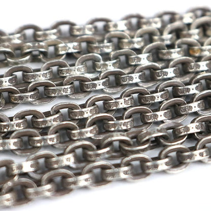 CHROME HEARTS Paperchain Necklace 24" 925 Silver