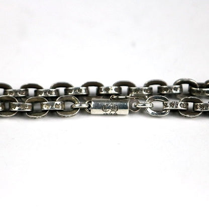 CHROME HEARTS Paperchain Necklace 24" 925 Silver