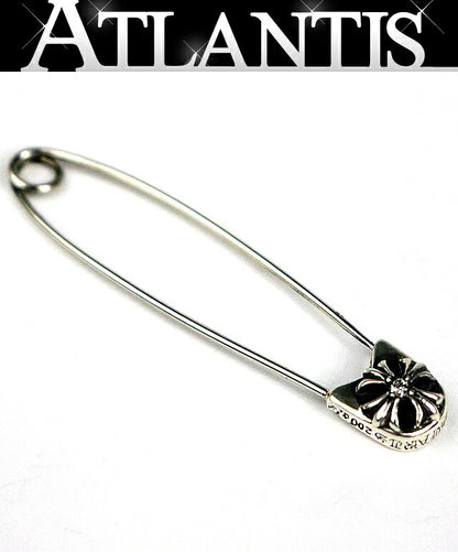 CHROME HEARTS Silver Large Safety Pin 1P Pendant SV925
