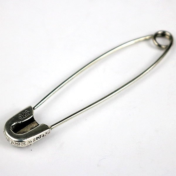CHROME HEARTS Silver Large Safety Pin 1P Pendant SV925