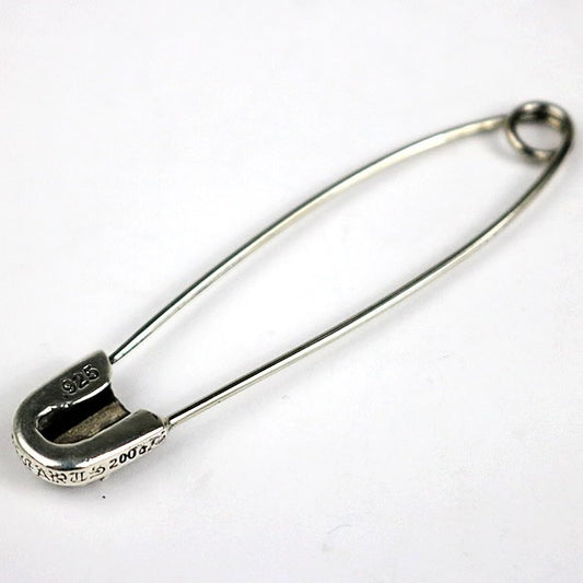 CHROME HEARTS Silver Large Safety Pin 1P Pendant SV925