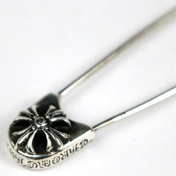 CHROME HEARTS Silver Large Safety Pin 1P Pendant SV925