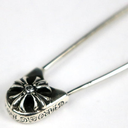 CHROME HEARTS Silver Large Safety Pin 1P Pendant SV925