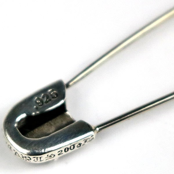 CHROME HEARTS Silver Large Safety Pin 1P Pendant SV925