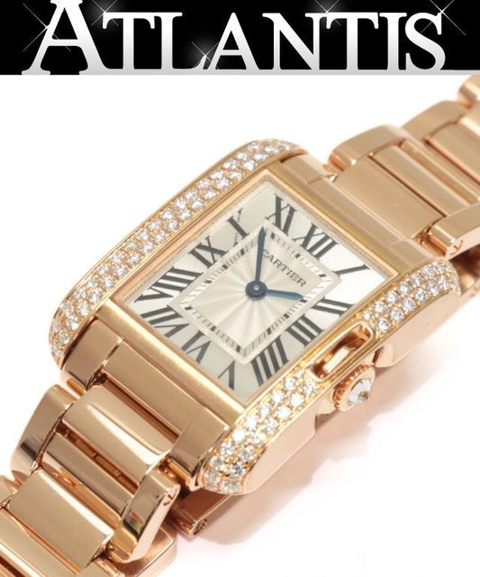 Cartier Tank Anglaise PM K18PG Watch