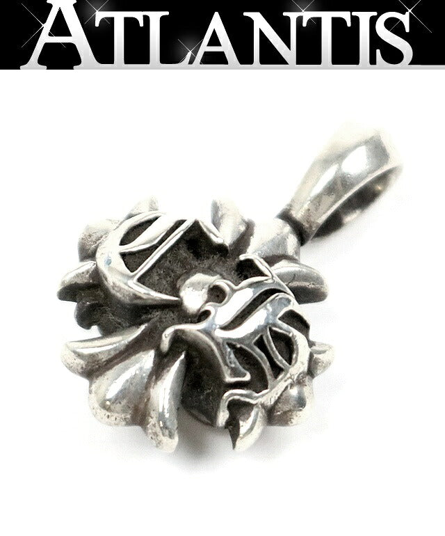 CHROME HEARTS Silver Double CH Plus Pendant Top SV925