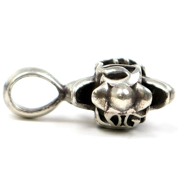 CHROME HEARTS Silver Double CH Plus Pendant Top SV925