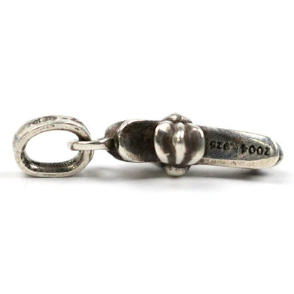 CHROME HEARTS Silver Baby Fat Cross Charm Pendant SV925
