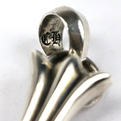 CHROME HEARTS Large Cross w/ Bail Pendant 925 Silver