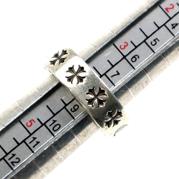 CHROME HEARTS 6mm "FOREVER" Silver Spacer Ring Size JP 6.5