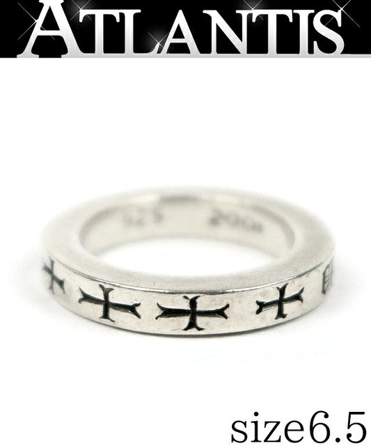 CHROME HEARTS NYC Limited 3mm Spacer Ring SV925 Size JP 6.5