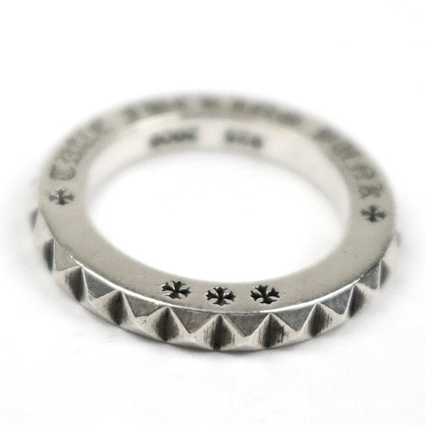 CHROME HEARTS TFP Big Punk Ring Silver SV925 Size JP 6