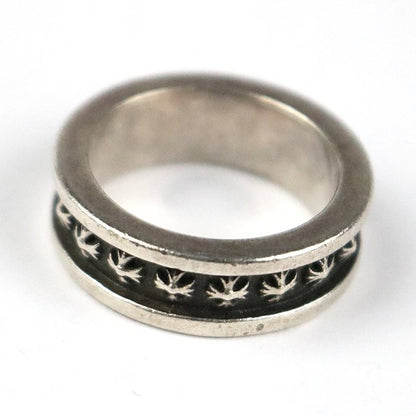CHROME HEARTS Mini CH Plus Silver Ring SV925 Size JP 17