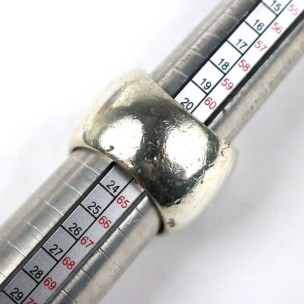 CHROME HEARTS SV925 Classic Oval Cross Ring Size JP 22