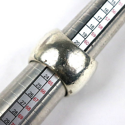 CHROME HEARTS SV925 Classic Oval Cross Ring Size JP 22