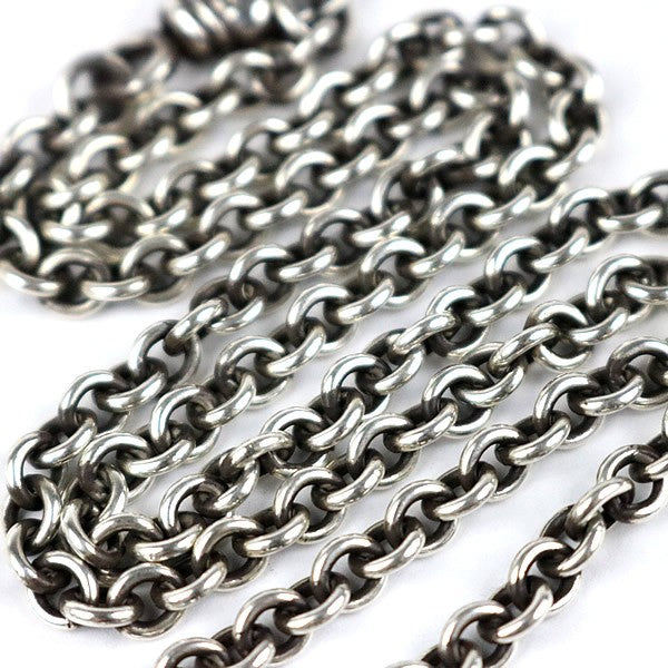 CHROME HEARTS Silver NE Chain Necklace 18 inch SV925