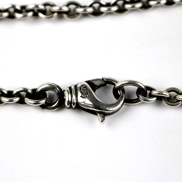 CHROME HEARTS Silver NE Chain Necklace 18 inch SV925