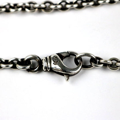 CHROME HEARTS Silver NE Chain Necklace 18 inch SV925