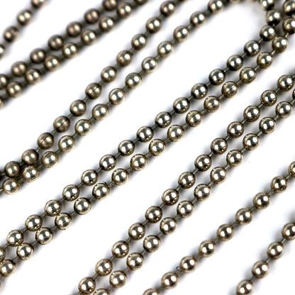 CHROME HEARTS Silver Ball Chain Necklace